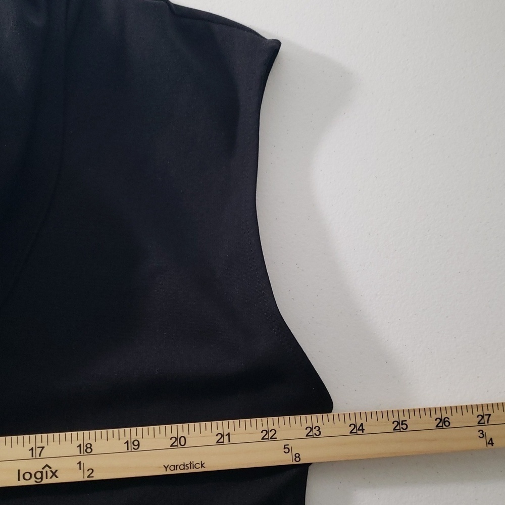 Bryn Walker Women Lavinia Tunic Top Medium Black Cowl Neck Lagenlook Minimalist - Picture 11 of 15